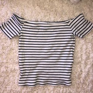 Love Culture stripped cropped top